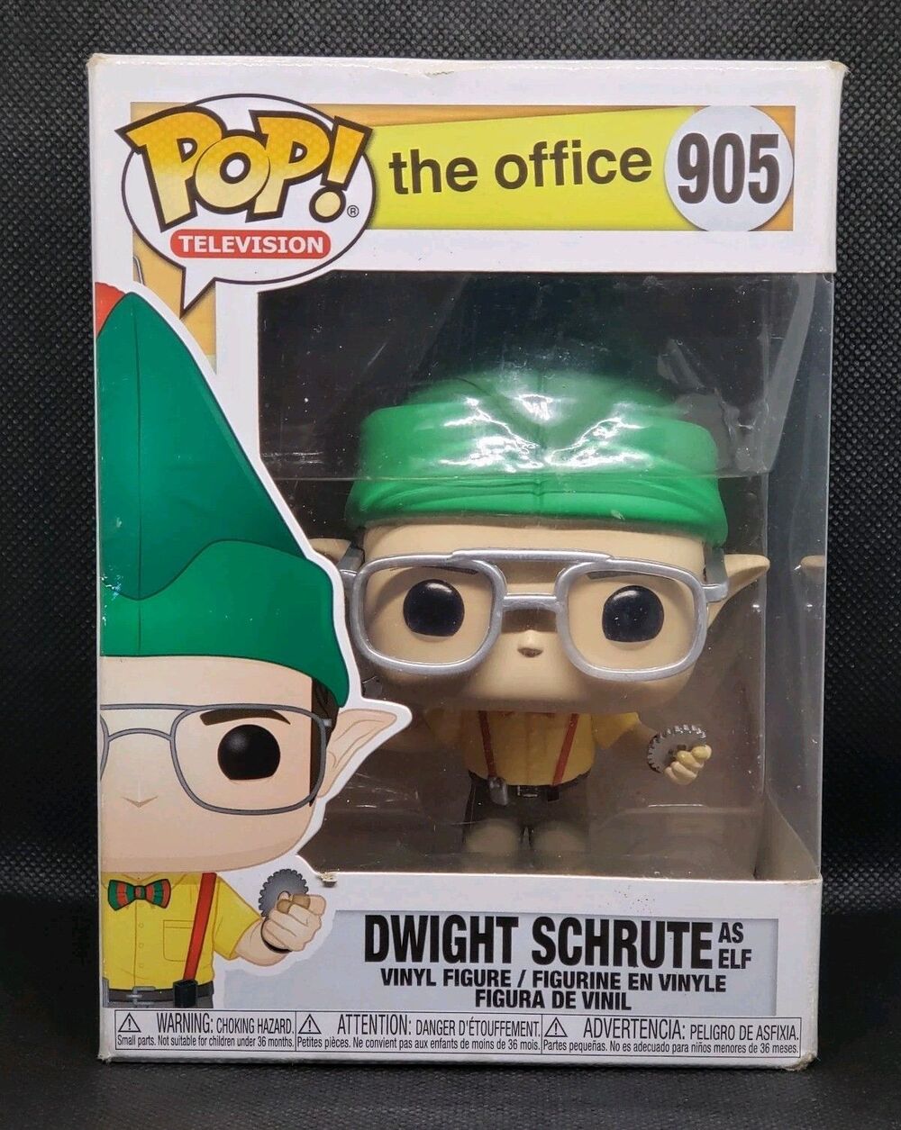 Funko Pop! Television: The Office  Dwight Schruteas Elf #905 Four Inche By Three